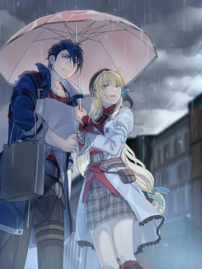 agnes claudel and van arkride (eiyuu densetsu and 2 more) drawn by mikamikiseki