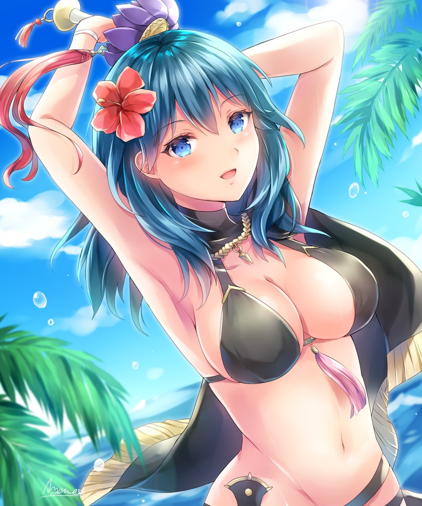 female byleth (fire emblem and 2 more) drawn by ayame_(norie11)