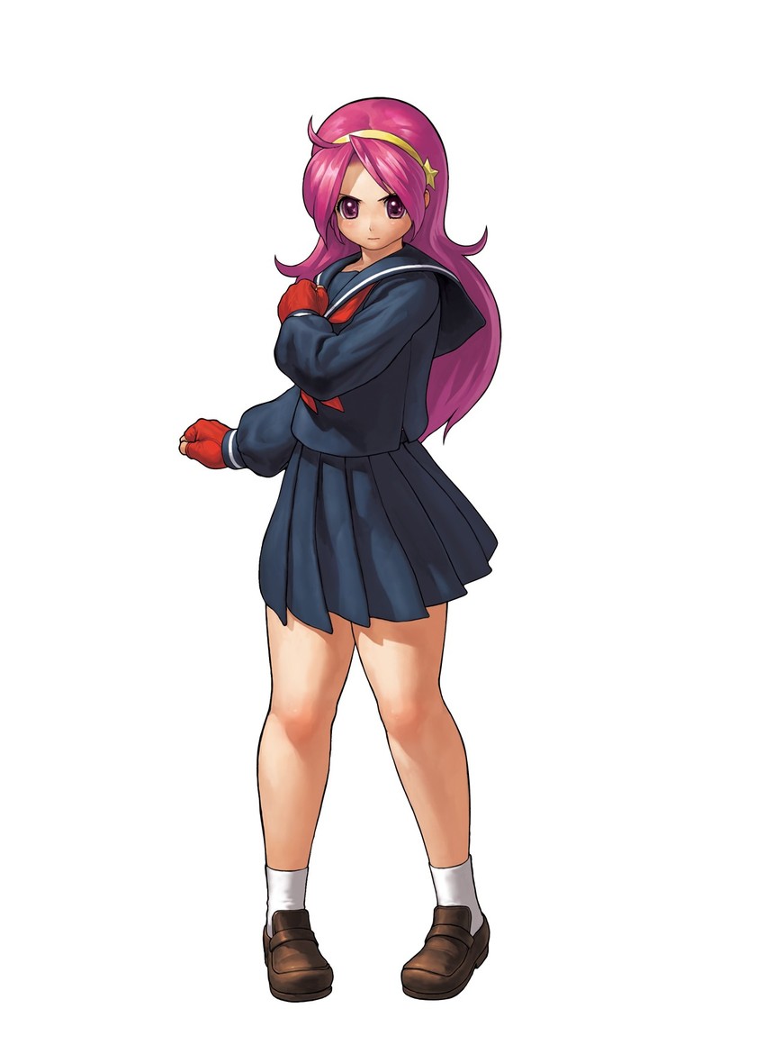 asamiya athena (the king of fighters and 1 more) drawn by ogura_eisuke