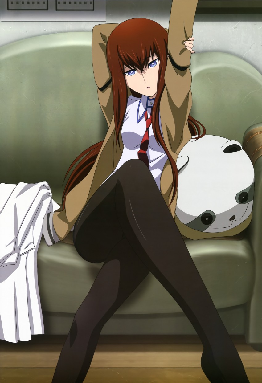 makise kurisu (steins;gate and 1 more) drawn by sakai_kyuuta