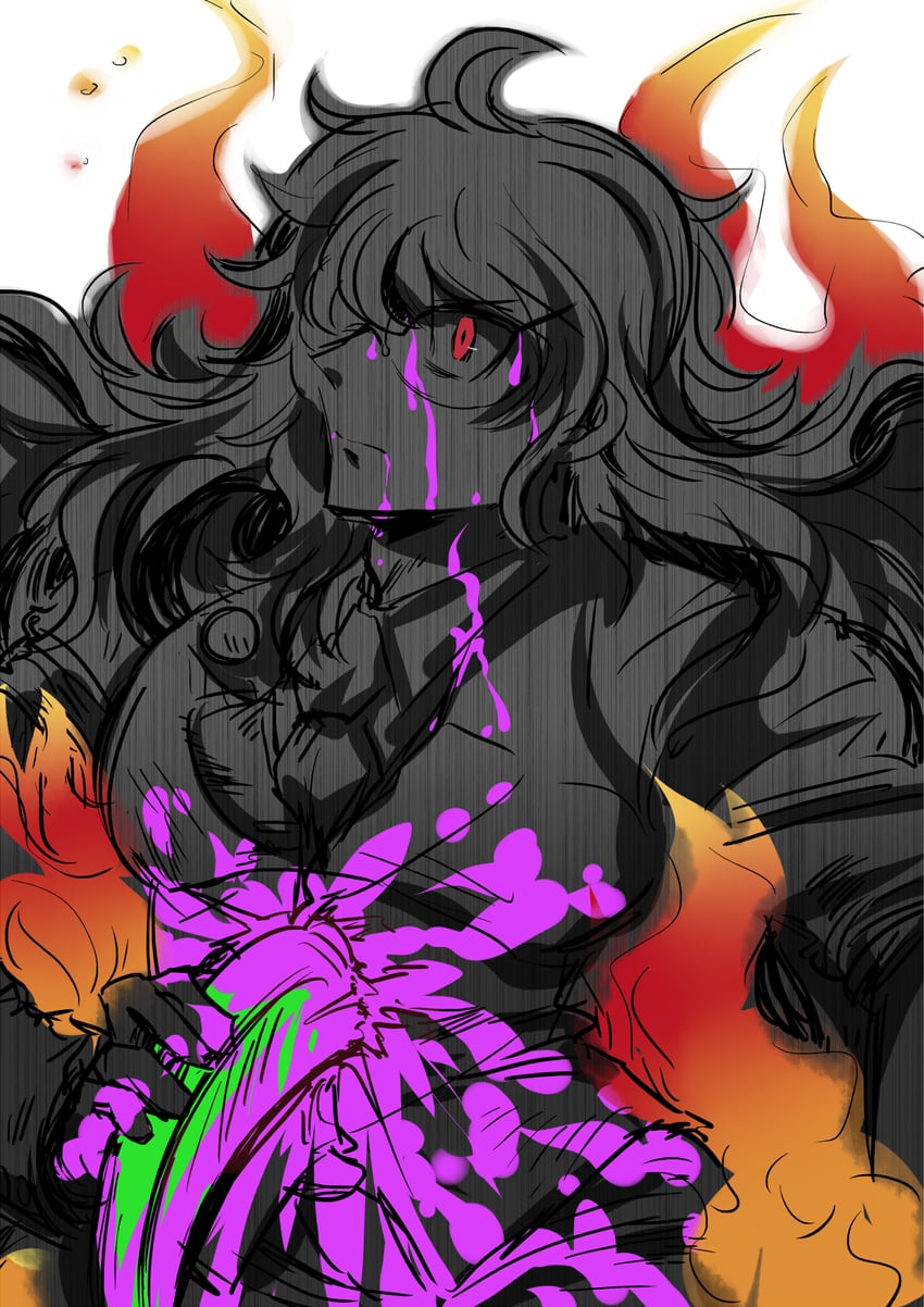 gokuhara gonta (danganronpa and 1 more) drawn by scythe-of-petals