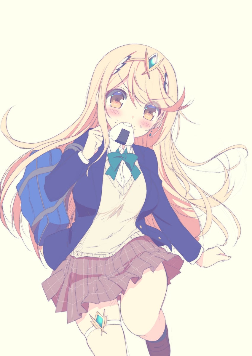 mythra (xenoblade chronicles and 1 more) drawn by watsuki_ayamo