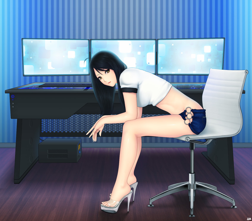 Massage secretary anime curly