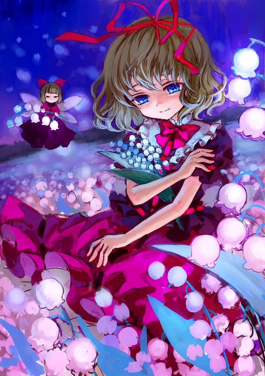medicine melancholy and su-san (touhou) drawn by ama-tou