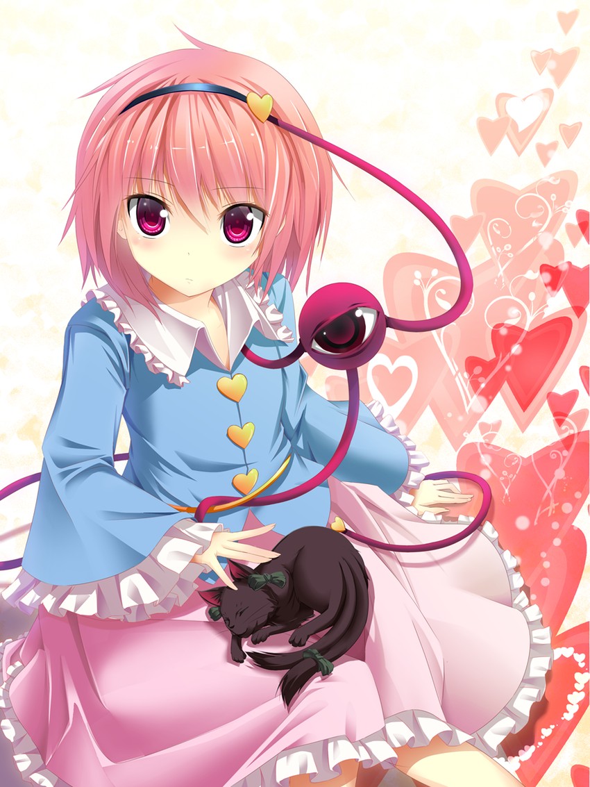 komeiji satori and kaenbyou rin (touhou) drawn by fujino_(yoshi9798174)