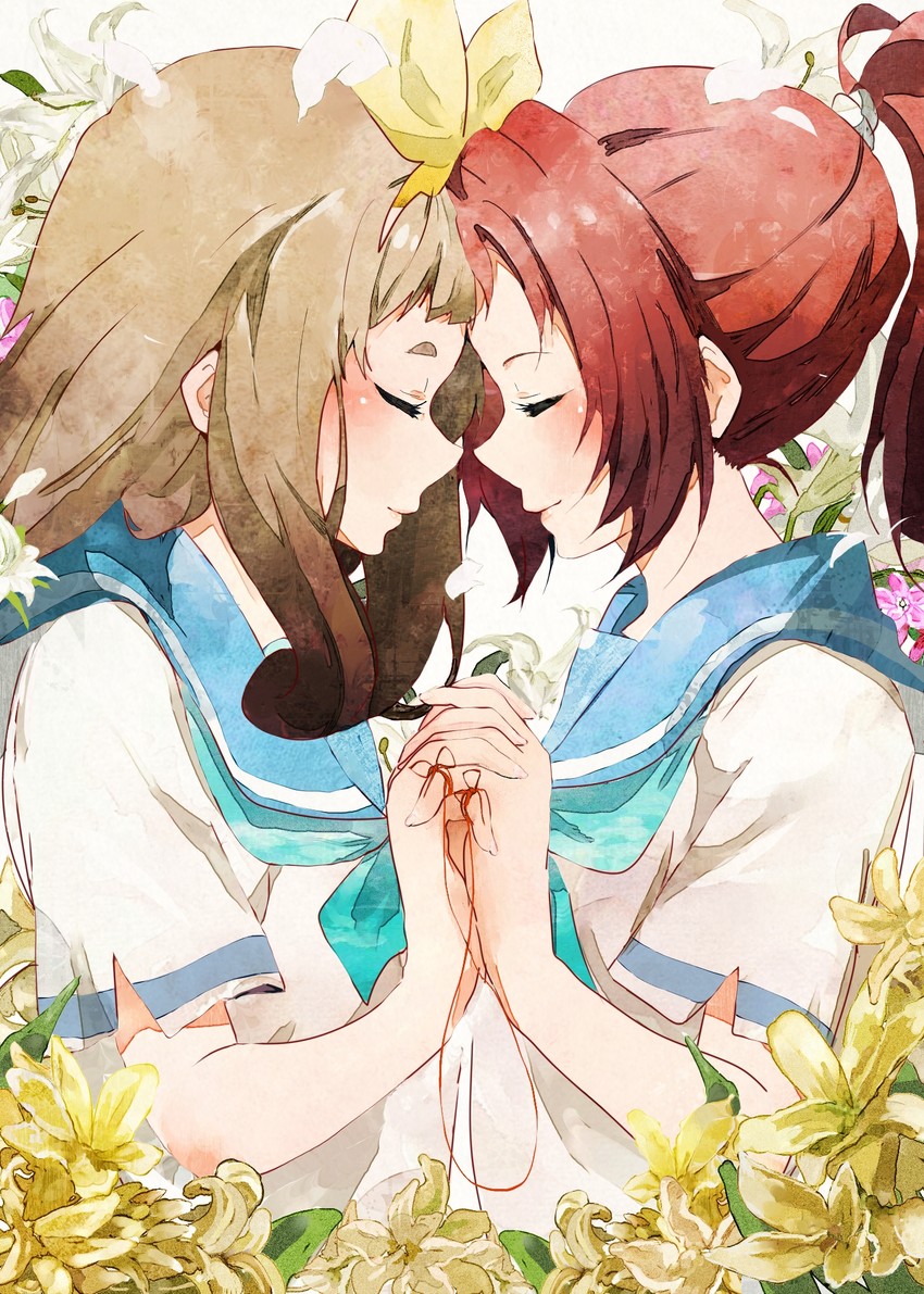 nakagawa natsuki and yoshikawa yuuko (hibike! euphonium) drawn by kataru_(ubw-emiya)