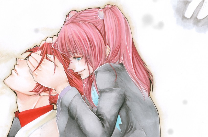 ushiromiya battler and ushiromiya ange (umineko no naku koro ni and 1 more) drawn by noppo