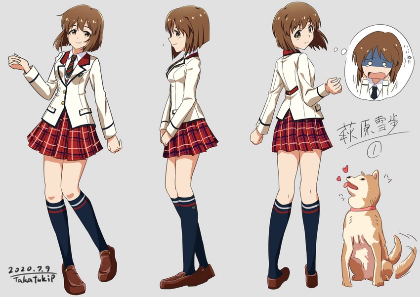 hagiwara yukiho (idolmaster and 2 more) drawn by takatsuki_p