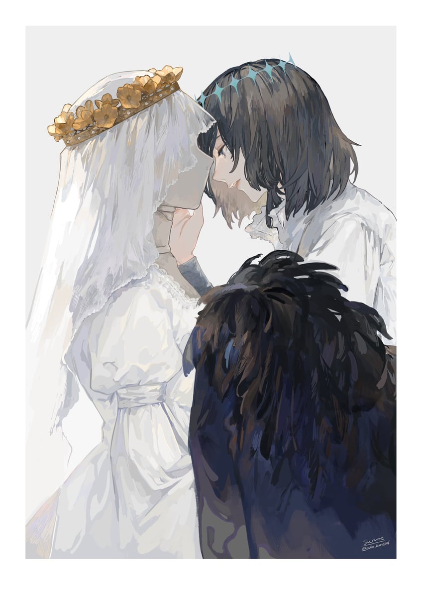 oberon and titania (fate and 2 more) drawn by surume_(su1193)