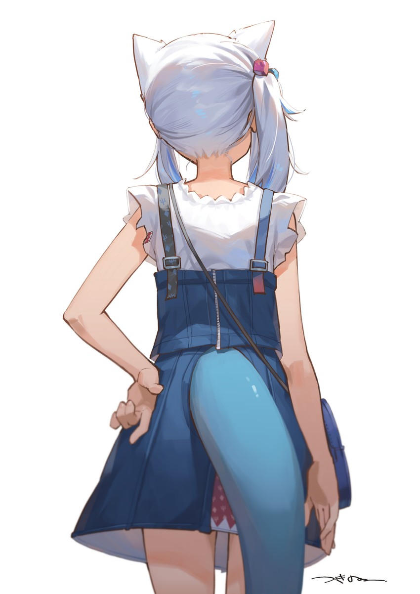gawr gura (hololive and 1 more) drawn by tsukino_(nakajimaseiki)