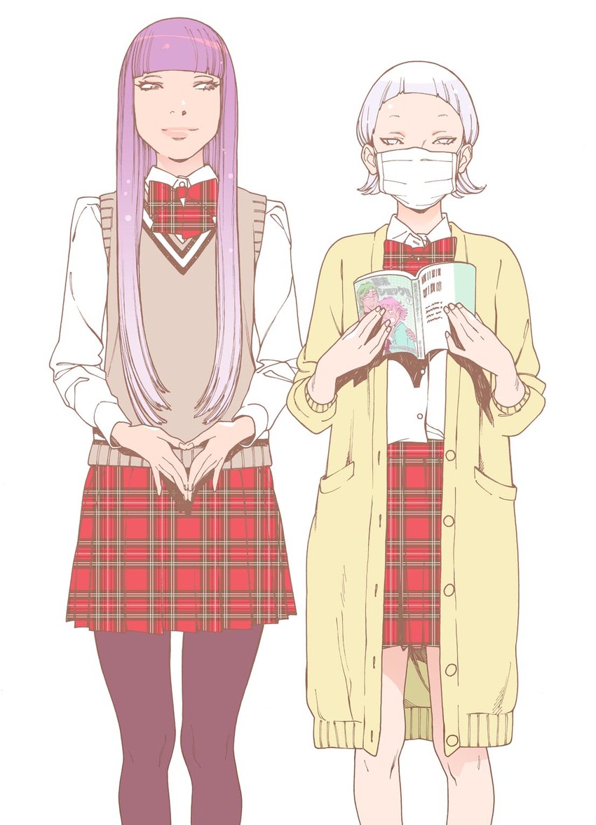 mask senpai and yamada kaoru (otome no teikoku) drawn by kishi_torajirou