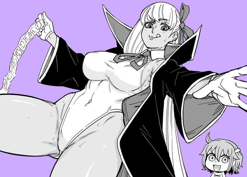 fujimaru ritsuka and bb (fate and 1 more) drawn by bb_(baalbuddy)