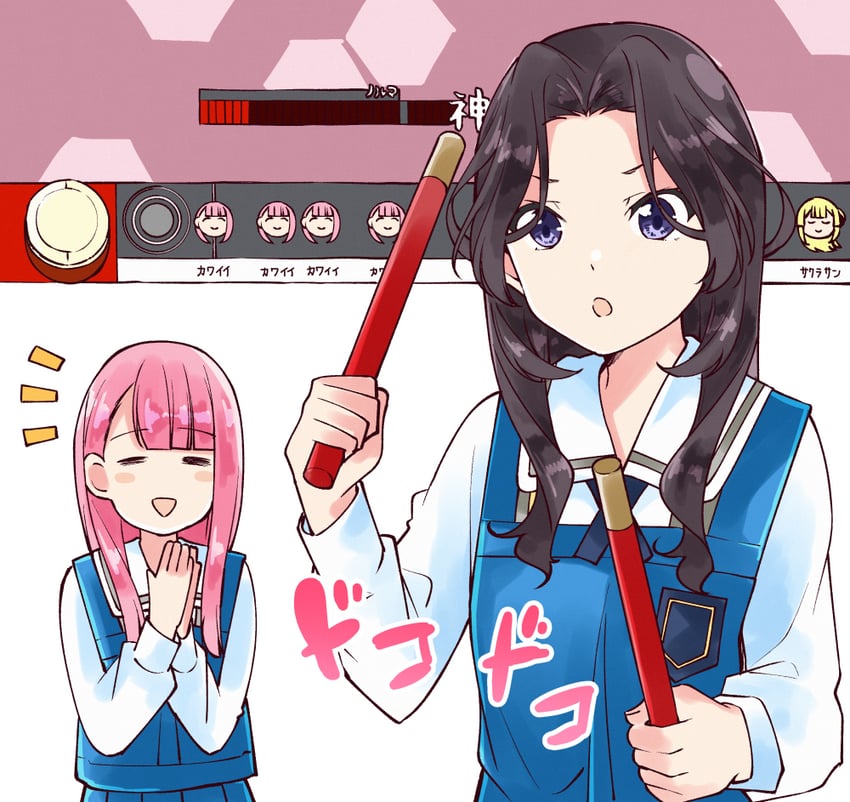kamiki mikami and orihara sumika (22/7 and 1 more) drawn by trefle_r