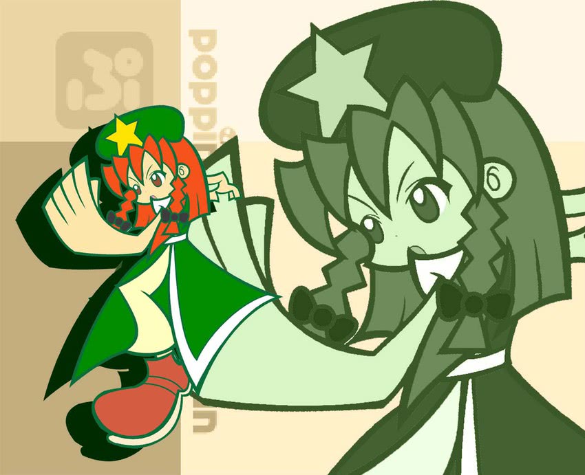 hong meiling (touhou and 2 more) drawn by ikasui_(okakenn1224)