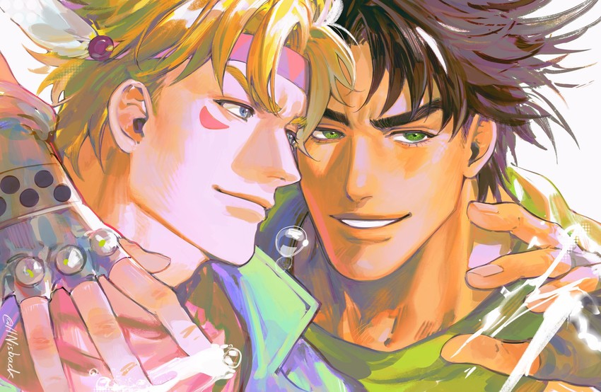 joseph joestar and caesar anthonio zeppeli (jojo no kimyou na bouken and 1 more) drawn by nashi_y