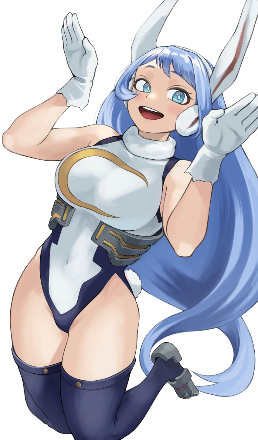 mirko and hado nejire (boku no hero academia) drawn by fengling_(furin-jp)