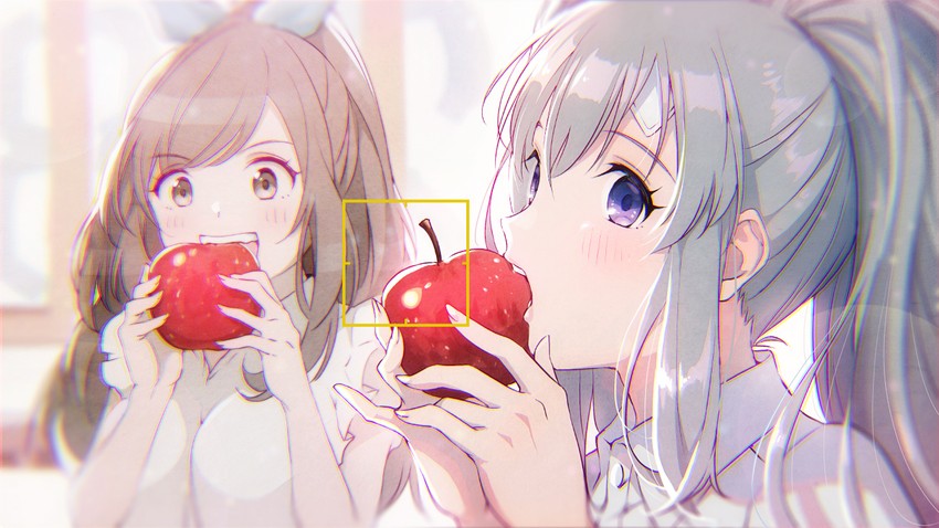 tsukioka kogane and yukoku kiriko (idolmaster and 1 more) drawn by riyo_(riyontoko)