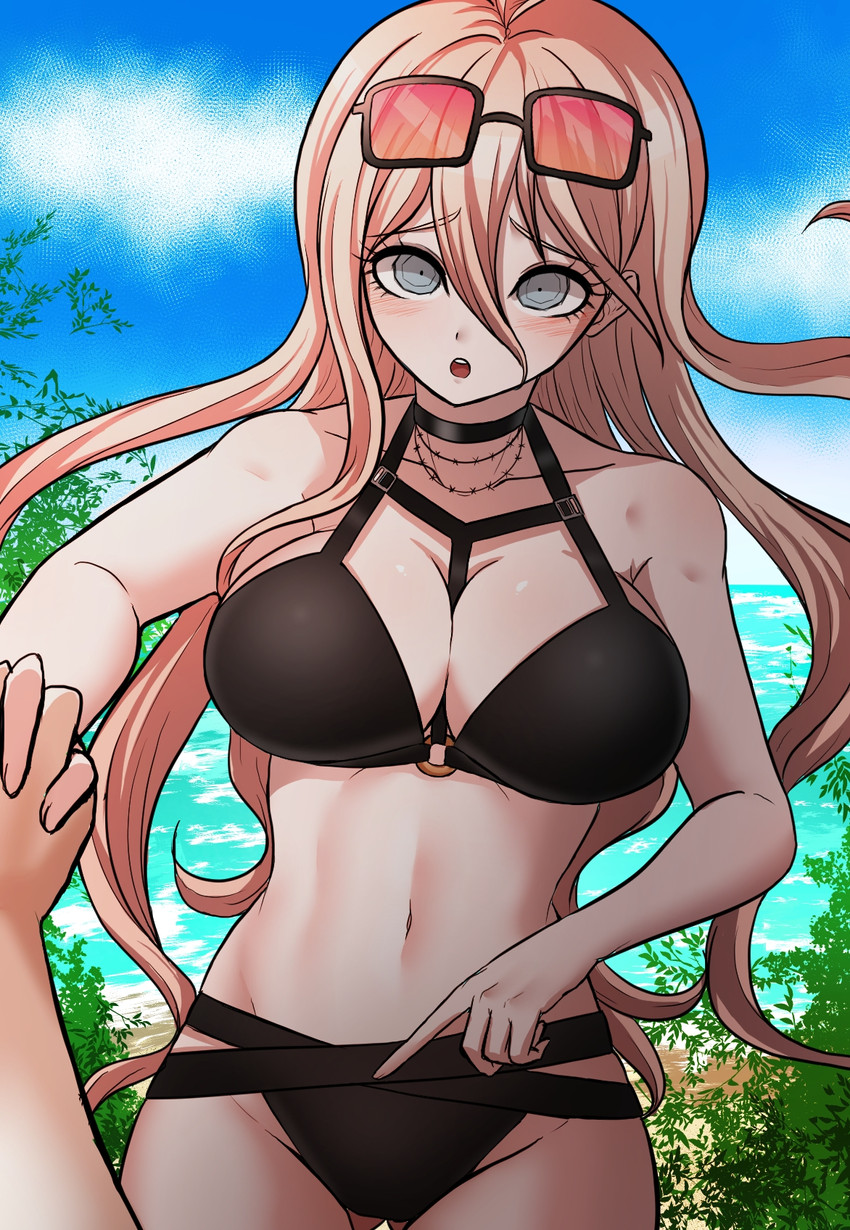 iruma miu (danganronpa and 1 more) drawn by monja_(jyamong_0907)