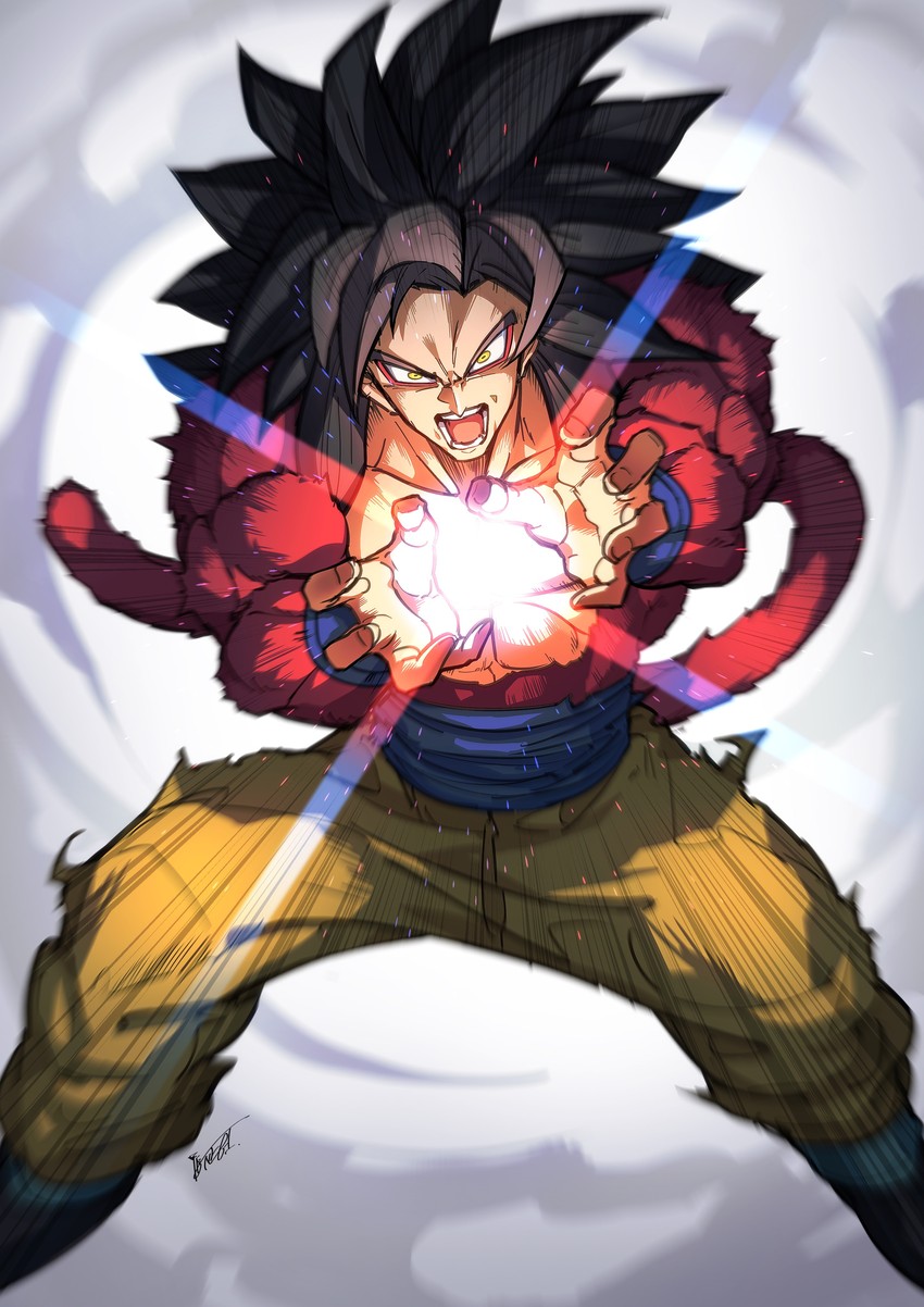 son goku (dragon ball and 1 more) drawn by kamonegi_(meisou1998)