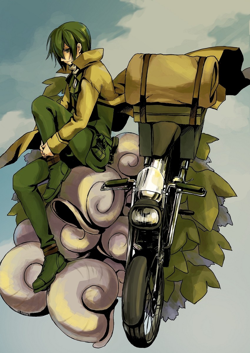 kino and hermes (kino no tabi) drawn by balthasar_(planet)