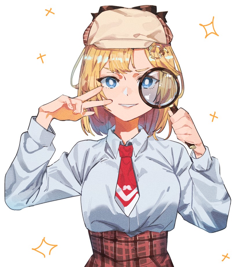 watson amelia (hololive and 1 more) drawn by takao_(88499191)
