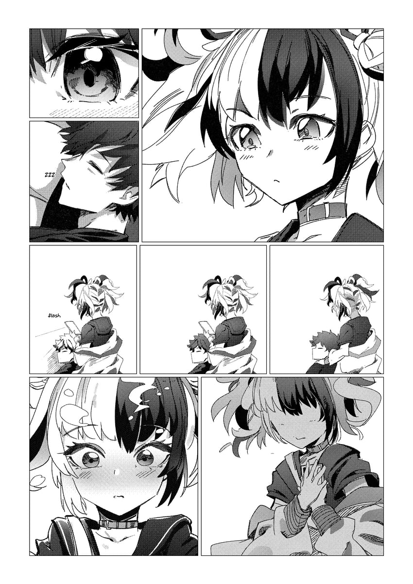 fujimaru ritsuka and sei shounagon (fate and 1 more) drawn by obazzotto
