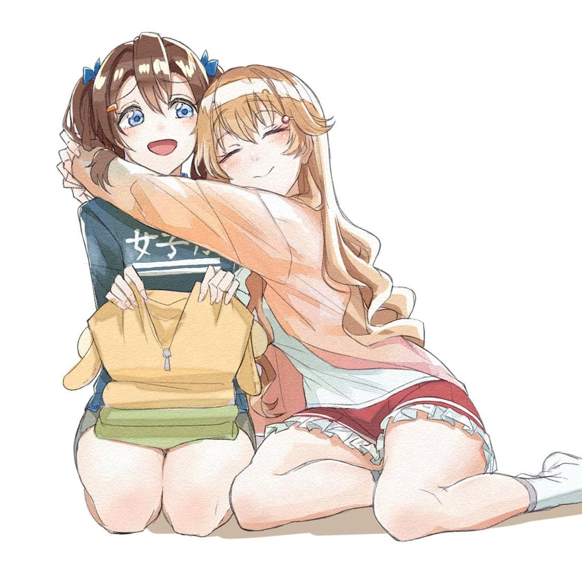 konoe kanata and konoe haruka (love live! and 1 more) drawn by monowe