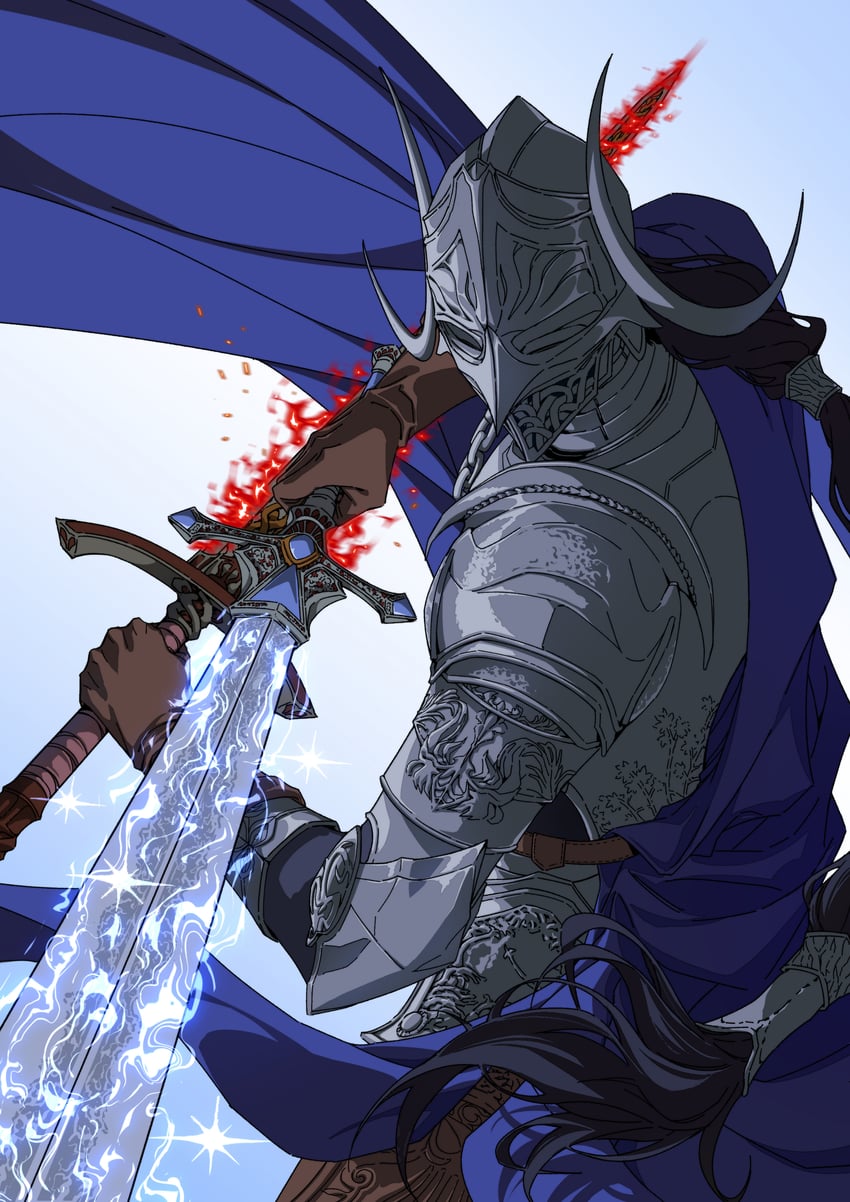 rellana twin moon knight (elden ring and 1 more) drawn by s_jiaogu