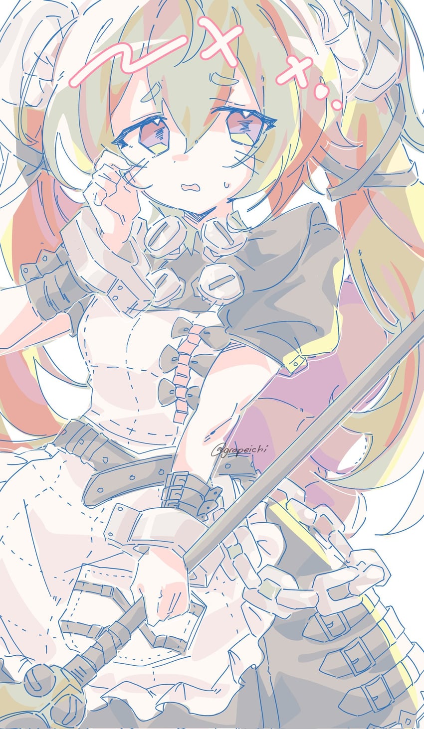 corin wickes (zenless zone zero) drawn by grapeichi