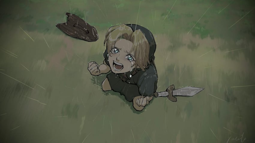 link and young link (the legend of zelda and 1 more) drawn by takapon-o-ji