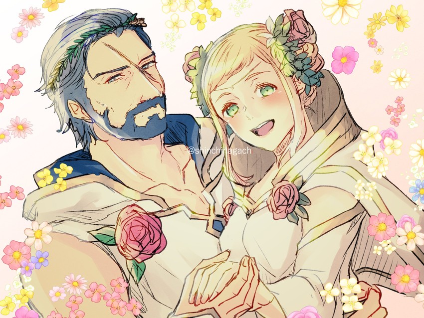 henriette and gustav (fire emblem and 1 more) drawn by nishimura_(shinchinagachi)