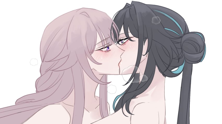 herta, the herta, and ruan mei (honkai and 1 more) drawn by voaxnvoa