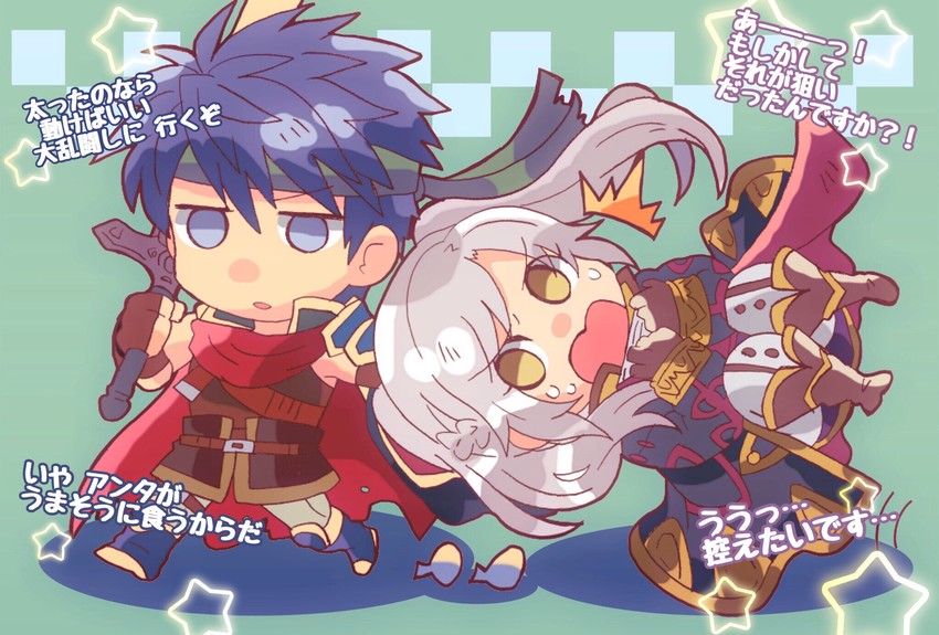 female robin and ike (fire emblem and 3 more) drawn by kiriya_(552260)