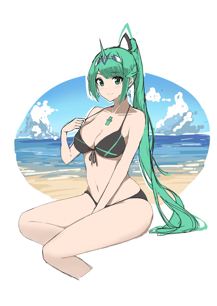 pneuma (xenoblade chronicles and 1 more) drawn by aotsuba