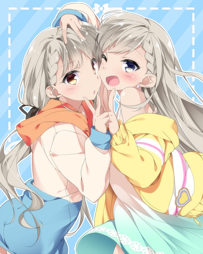 hisakawa hayate and hisakawa nagi (idolmaster and 2 more) drawn by mtu_(orewamuzituda)