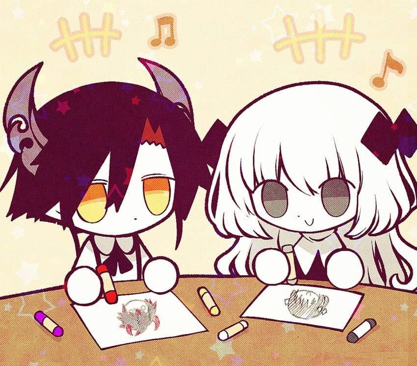 etihw, ivlis, licorice, and silhouette (funamusea) drawn by funamusea_(artist)