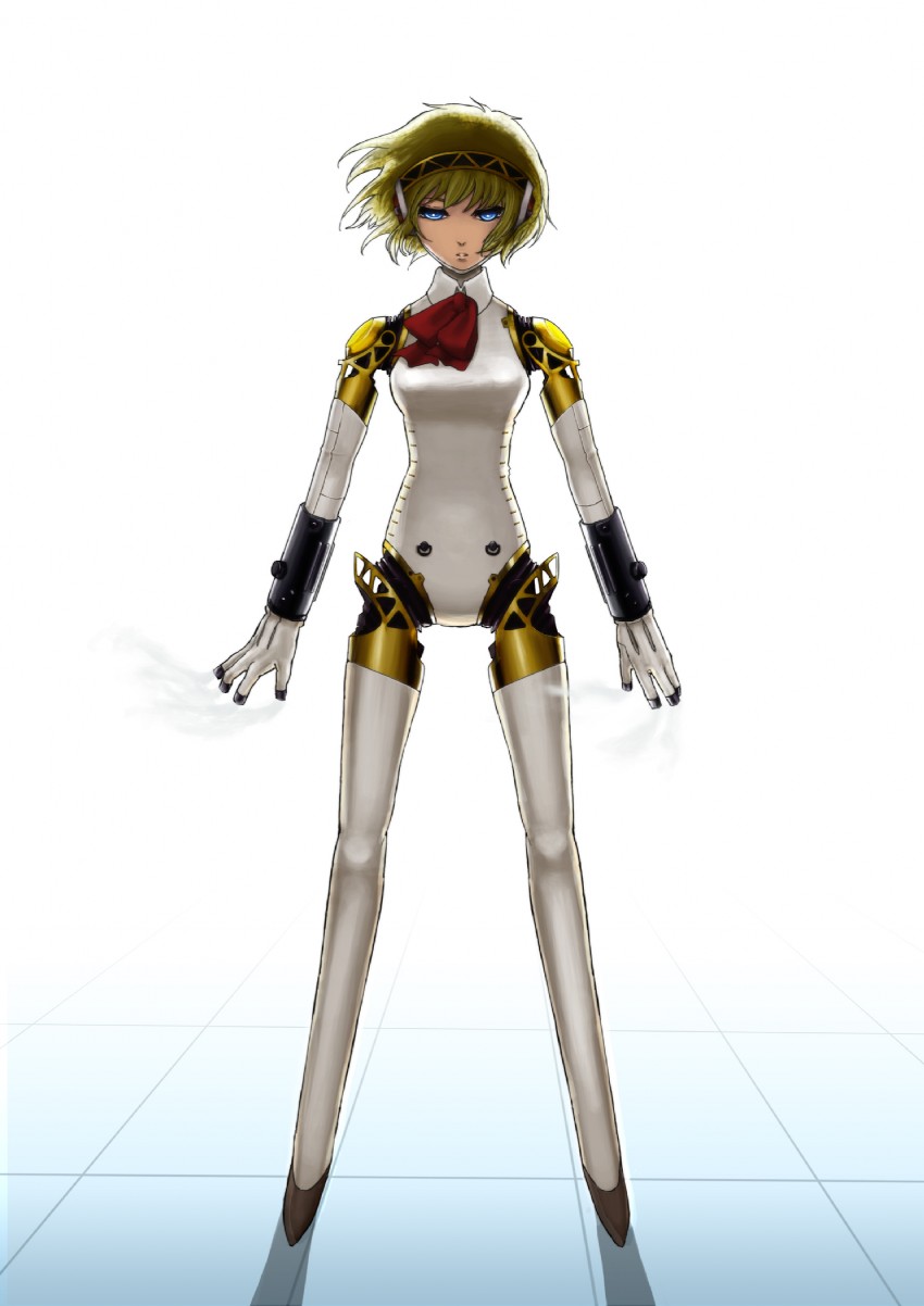 aigis (persona and 1 more) drawn by shiina_(tomorrow)