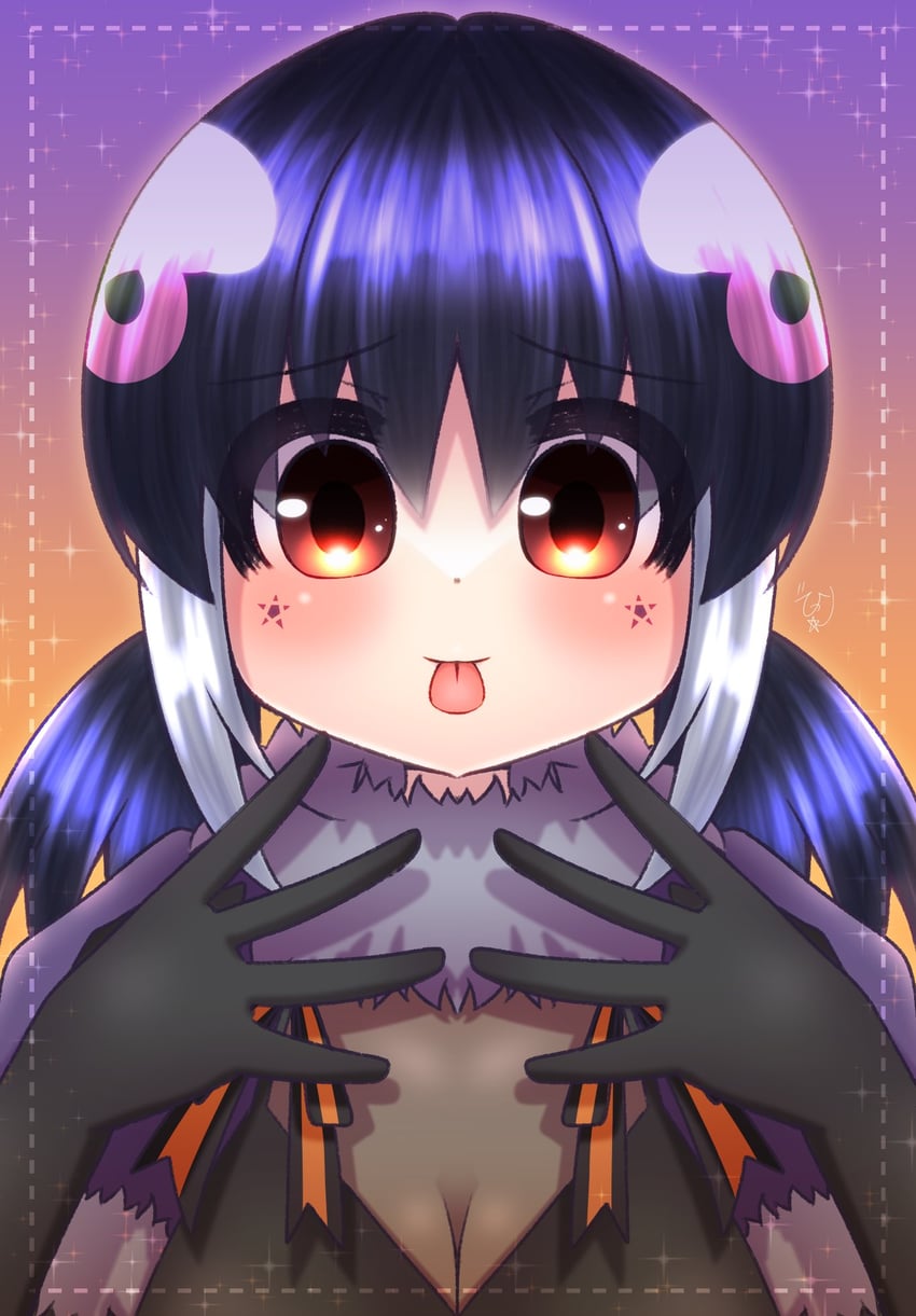 african penguin (kemono friends and 1 more) drawn by hikarikmy