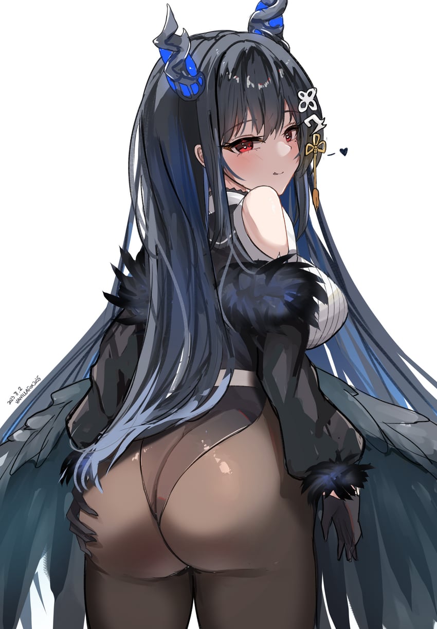 nerissa ravencroft (hololive and 1 more) drawn by vanillafox2035