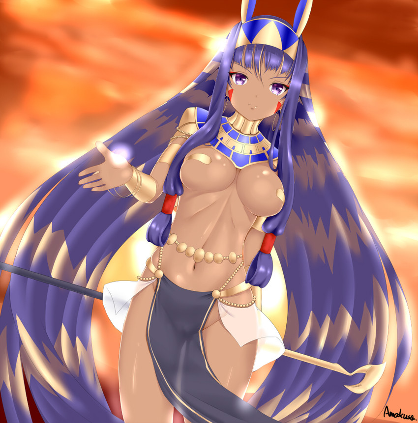 nitocris (fate and 1 more) drawn by amakusa_shio