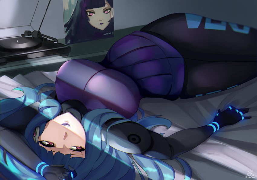 kira miki (va-11 hall-a) drawn by bl/ess