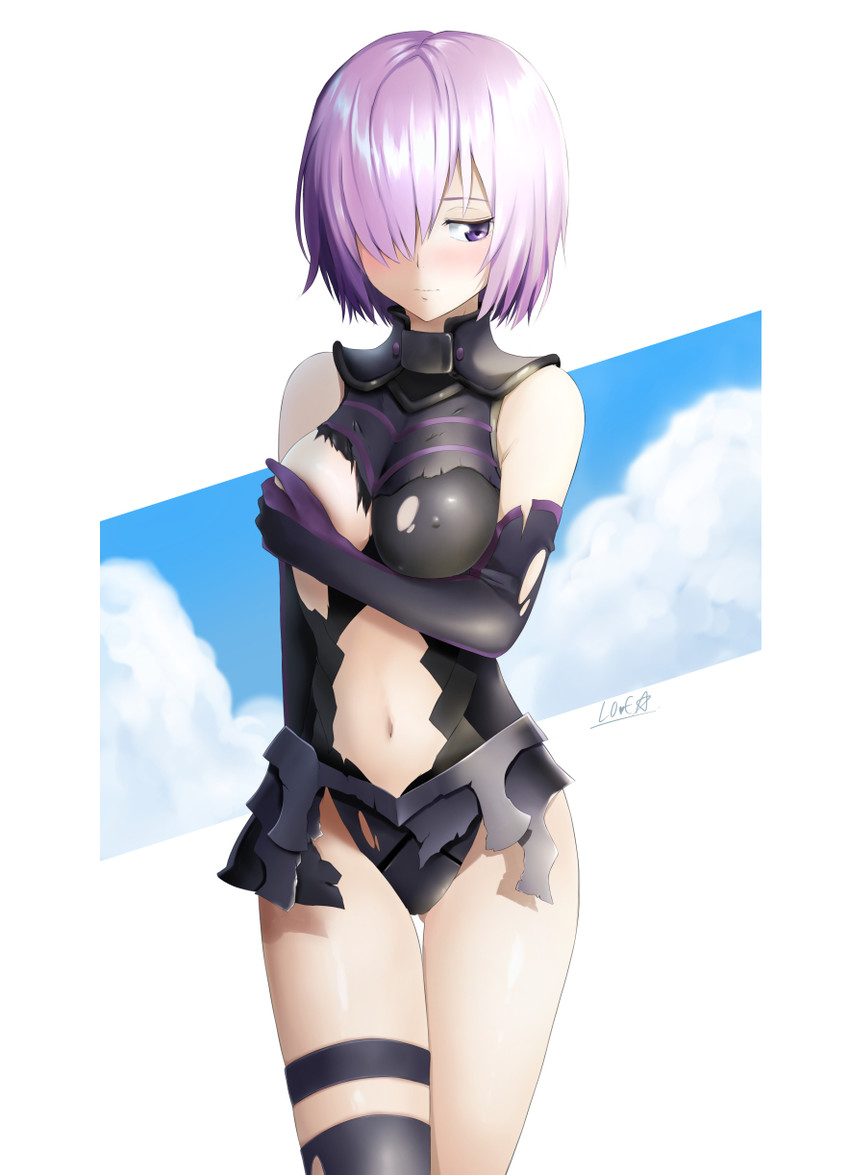 mash kyrielight (fate and 1 more) drawn by love_(pspdspsp)
