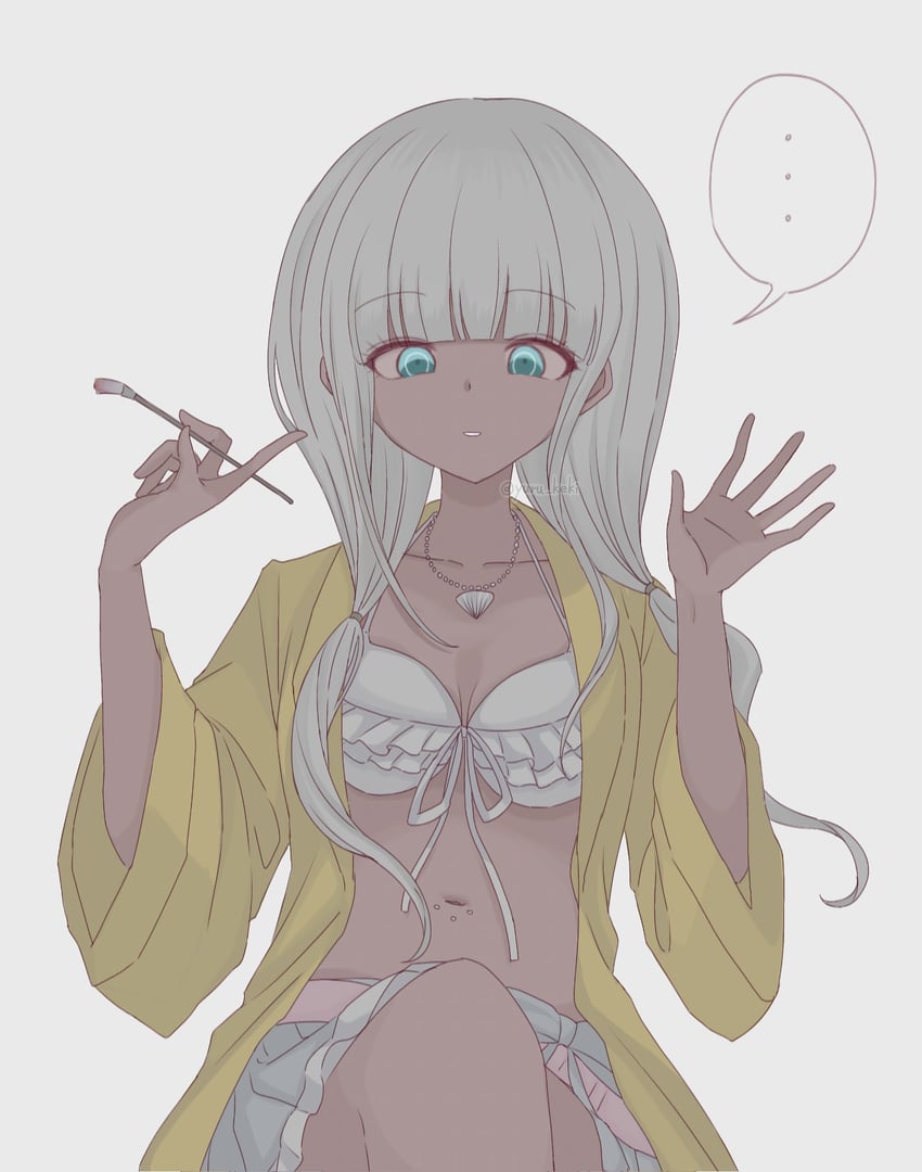yonaga angie (danganronpa and 1 more) drawn by yuru_keki