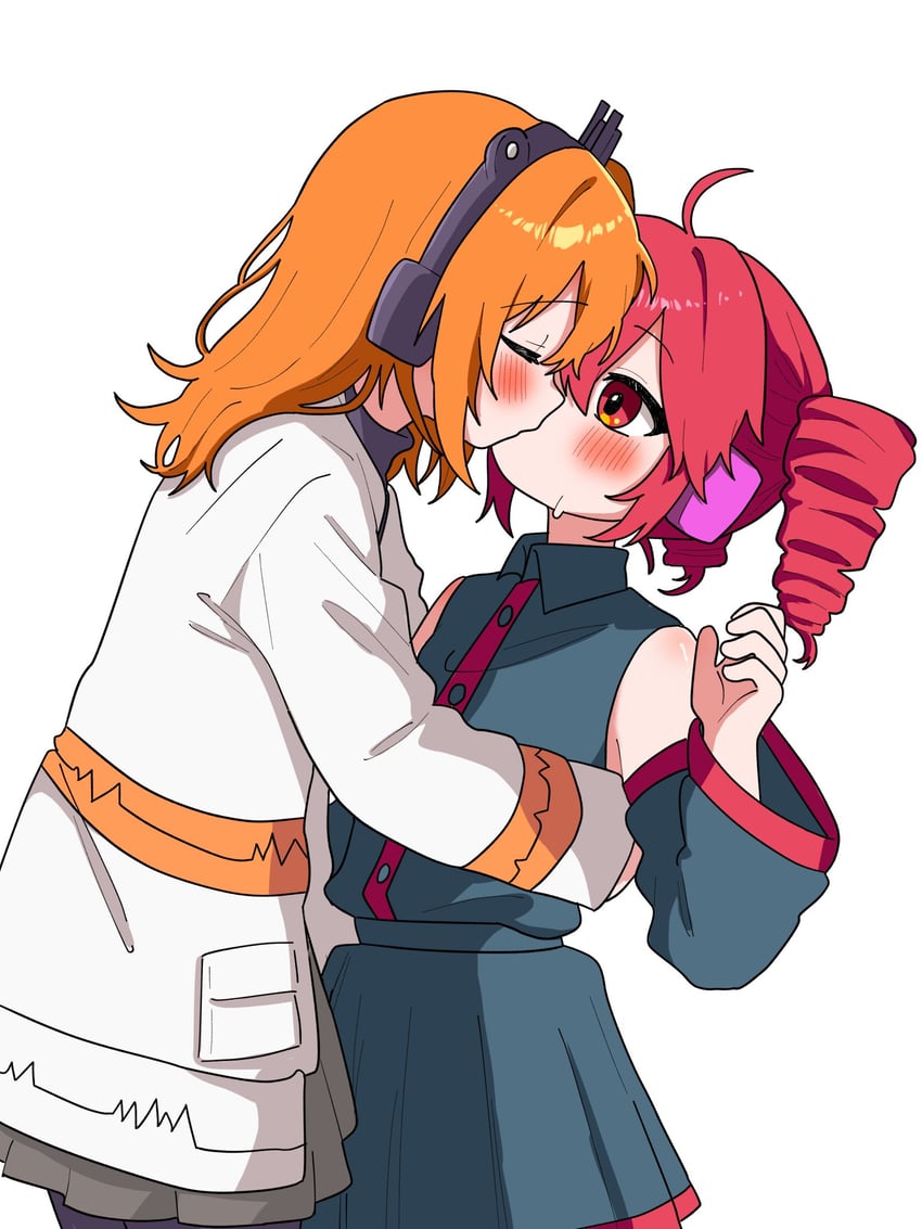 kasane teto and adachi rei (utau and 1 more) drawn by haru_maron