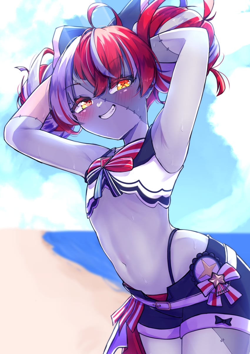 kureiji ollie (hololive and 1 more) drawn by kghazir