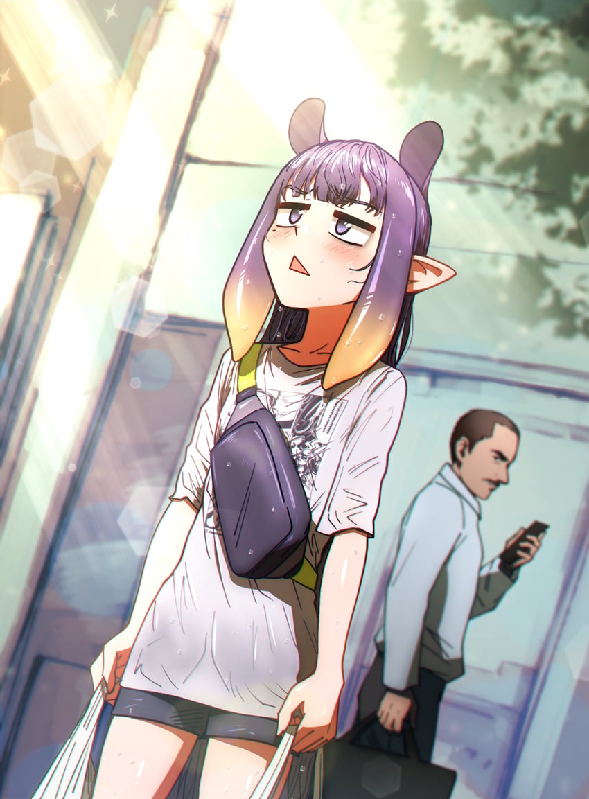 ninomae ina'nis (hololive and 2 more) drawn by ddolbang