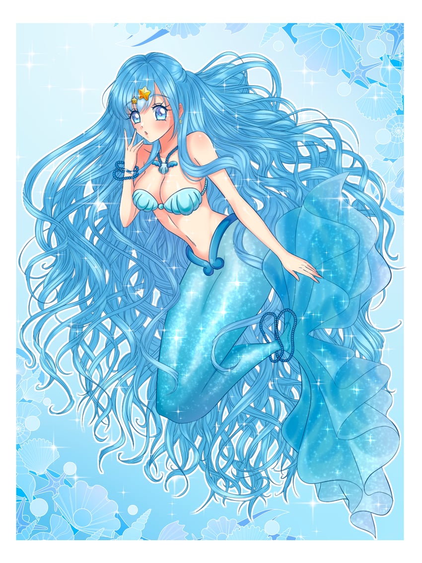 houshou hanon (mermaid melody pichi pichi pitch) drawn by lpp_bitshies