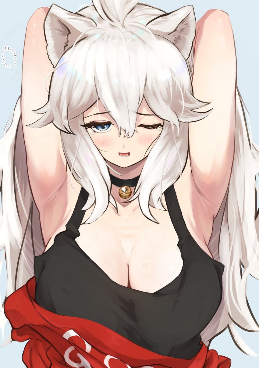 white lion (kemono friends and 1 more) drawn by gakukuru