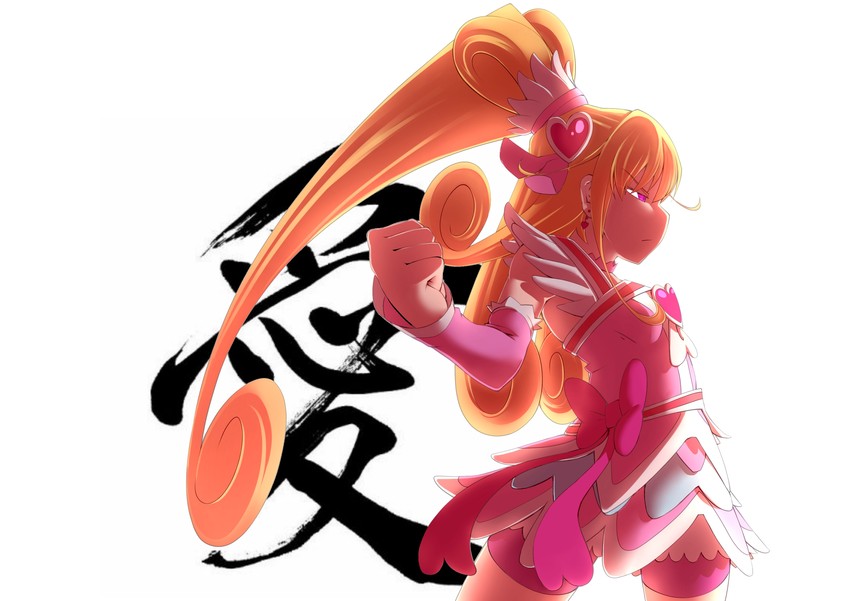 aida mana and cure heart (precure and 1 more) drawn by konbas