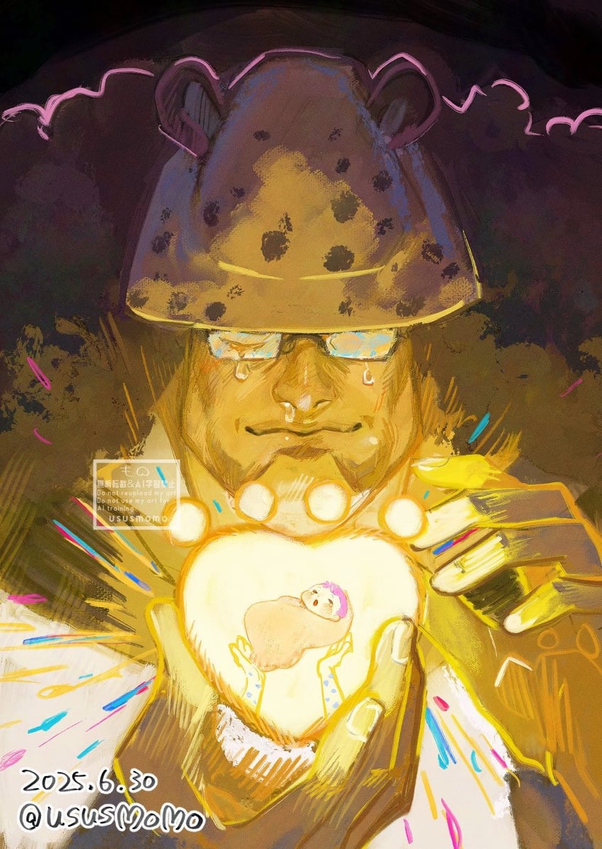 jewelry bonney and bartholomew kuma (one piece) drawn by ususmomo